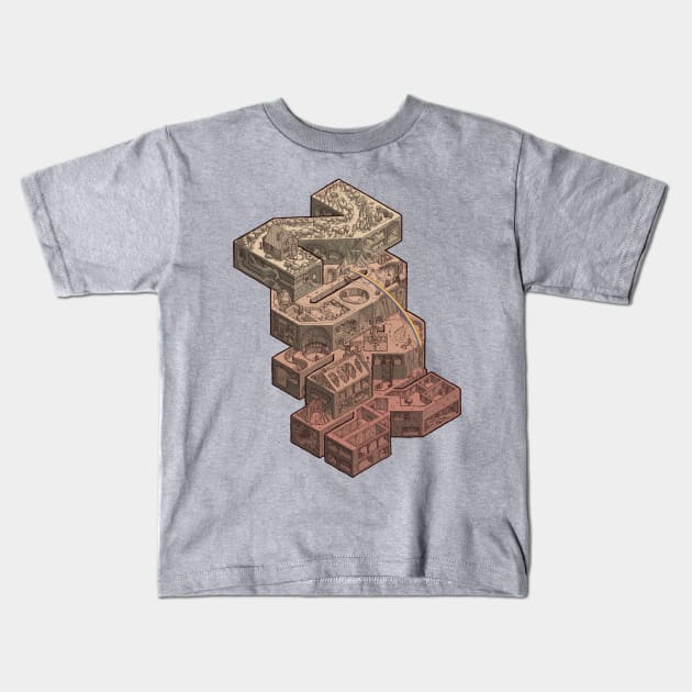 Zork Kids T-Shirt by cart00nlion